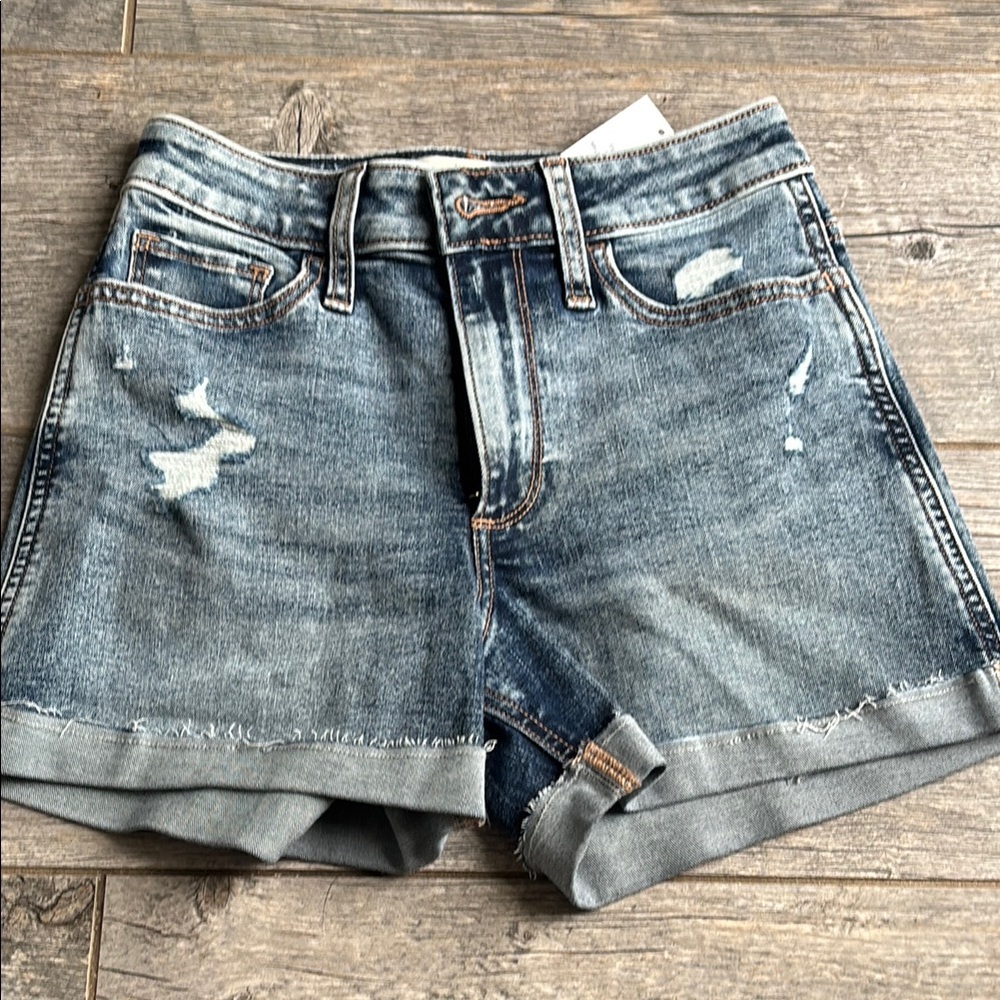 Curvy High Rise Classic Shorts sz0 w25